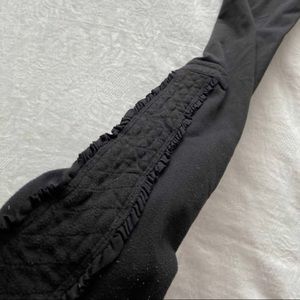 Lululemon leggings with side rushes